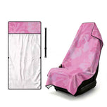 Snuffo Car Seat Cover, Pink Hibiscus